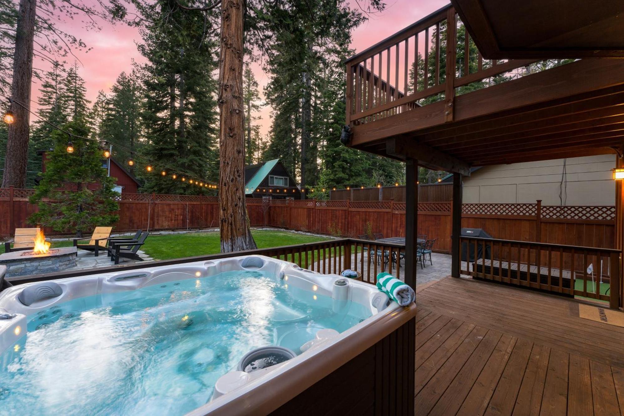 Washoe Chalet By Avantstay Game Room Hot Tub Putting Green Fire Pit Tahoma Exterior photo